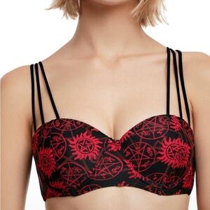 Pentagram halter top or swimsuit top